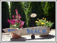 The private beach at our Sunshine Coast Oceanview Suites